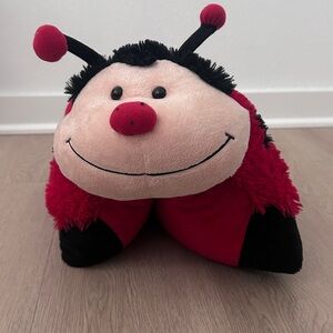 SOLD - Adorable Red and Black Ladybug Stuffed Animal